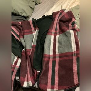 Fleece poncho